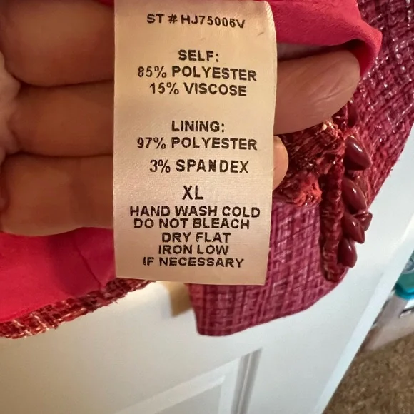 NWT A Peach Be Bold Tweed Chain Blazer - Picture 8 of 11